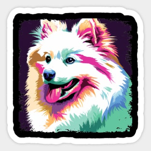 American Eskimo Dog Pop Art - Dog Lover Gifts Sticker